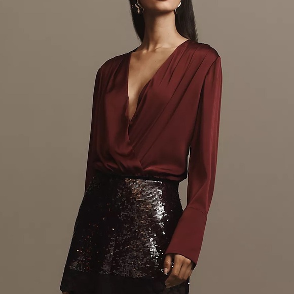 NWTS FAVORITE DAUGHTER THE DATE BLOUSE BODYSUIT (XL) - Picture 7 of 8